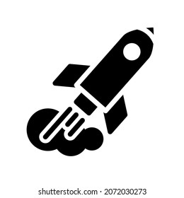 Ilustración Gráfico vectorial del icono Cohete