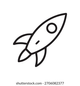 Ilustración Vector gráfico de Rocket Ship Icon