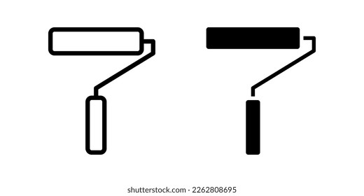 Illustration Vector Graphic of Roller Paint icon design template