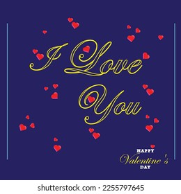 Illustration vector graphic Romantic valentine card. chapter 55