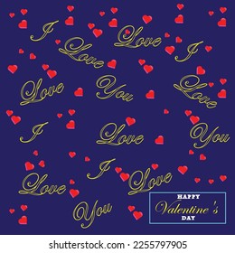 Illustration vector graphic Romantic valentine card. chapter 56