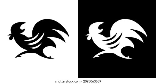 Illustration Vector Graphic Rooster Icon Rooster Stock Vector (Royalty ...