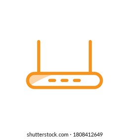 Illustration Vector graphic of router icon. Fit for wireless, network, access, office, communication etc.