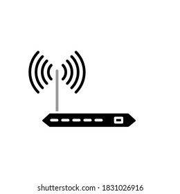 Illustration Vector graphic of router icon