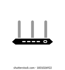 Ilustración Gráfico vectorial del icono del router