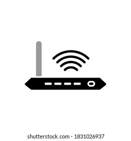 Ilustración Gráfico vectorial del icono del router