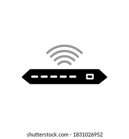 Illustration Vector graphic of router icon
