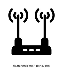 
Illustration Vector graphic of router icon