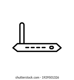Illustration Vector graphic of router icon