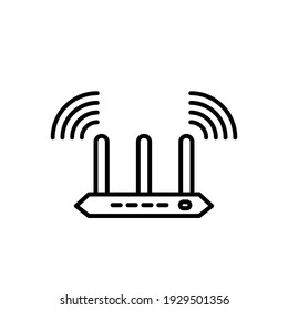 Illustration Vector graphic of router icon