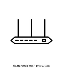 Illustration Vector graphic of router icon
