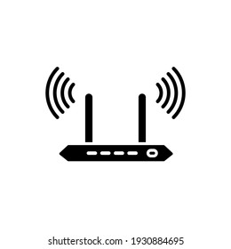 Illustration Vector graphic of router icon