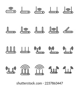 Illustration Vector Graphic of Router icon