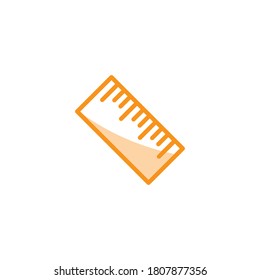 Illustration Vector graphic of ruler icon. Fit for measurement, length, mathematics, dimension etc.