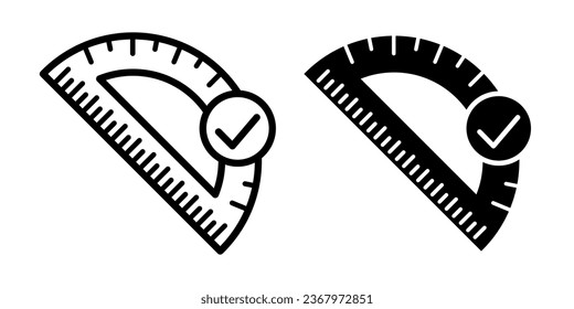 Illustration Vector Graphic of Ruler icon