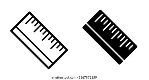 Illustration Vector Graphic of Ruler icon