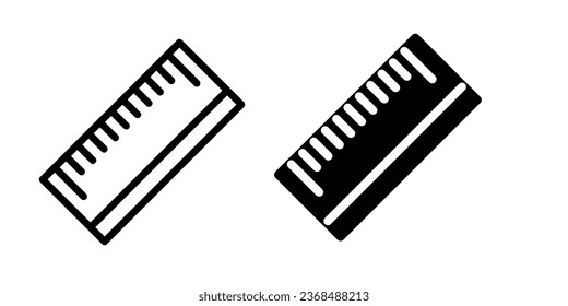 Illustration Vector Graphic of Ruler icon