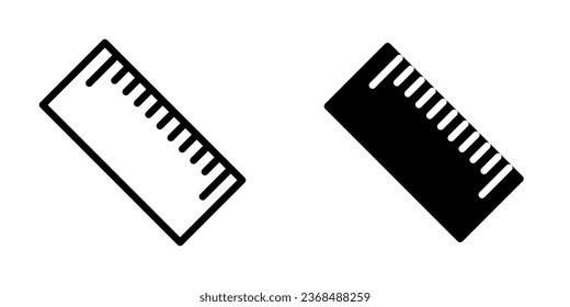 Illustration Vector Graphic of Ruler icon