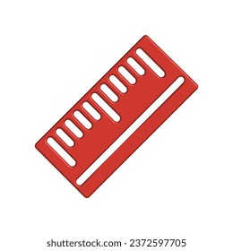 Illustration Vector Graphic of Ruler icon