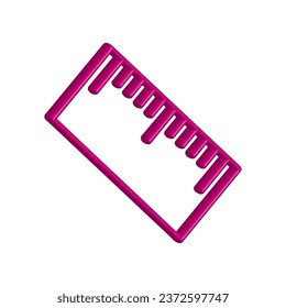 Illustration Vector Graphic of Ruler icon
