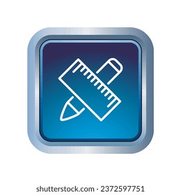 Illustration Vector Graphic of Ruler icon