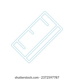 Ilustración Gráfico vectorial del icono Regla