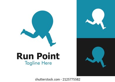 Illustration Vector Graphic of Run Point Logo. Perfect to use for Technology Company