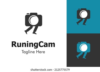 Illustration Vector Graphic of Running Camera Logo. Perfect to use for Technology Company
