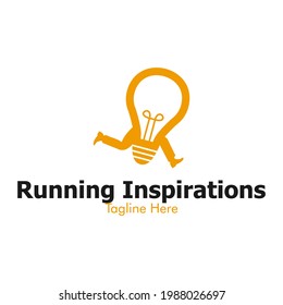 Illustration Vector Graphic of Running Inspirations Logo. Perfect to use for Technology Company