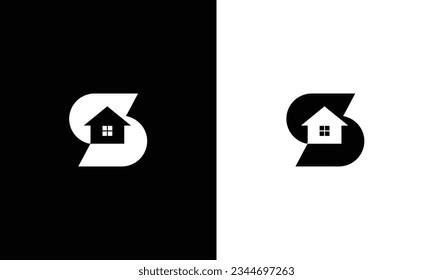 Illustration vector graphic of S real estate logo