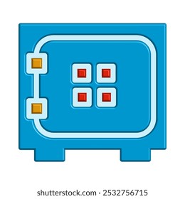 Illustration Vector graphic of safe box icon. Fit for banking, bank, business, deposit, security, money, safety etc.