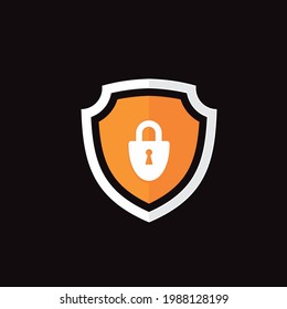 Ilustración vectorial gráfico de la plantilla de diseño de logotipo seguro, bloqueo, blindaje y seguridad
 