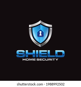 Ilustración vectorial gráfico de la plantilla de diseño de logotipo seguro, bloqueo, blindaje y seguridad
 