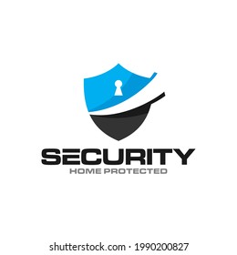 Illustration vector graphic of safe, lock, shield, and security logo design template
 
