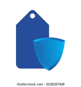 Illustration Vector Graphic of Safe Price Tag Logo. Perfect to use for Technology Company