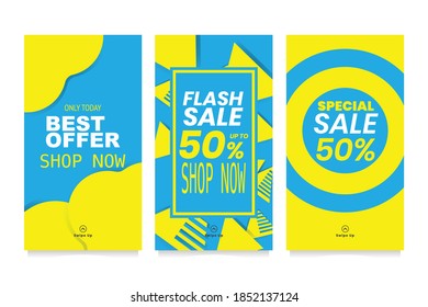 illustration vector graphic of sale for instagram