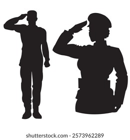 Illustration vector graphic of Salute, fit for logo, design resources
