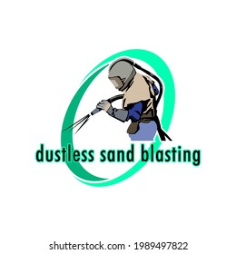 Illustration Vector graphic of sand blasting design