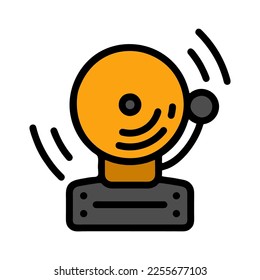 Illustration Vector Graphic of  school bell, ring icon. Cartoon