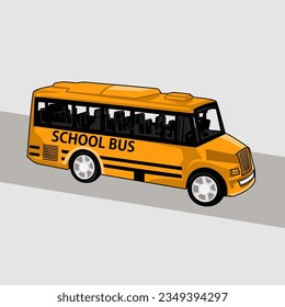 Gráfico vectorial de ilustración del autobús escolar
