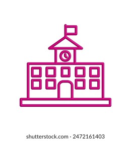 Ilustración Vector Gráfico de la escuela