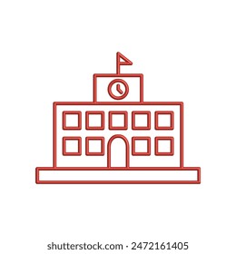 Illustration Vector Graphic of School icon