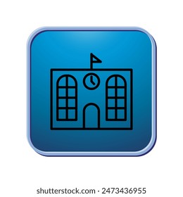 Illustration Vector Graphic of School icon