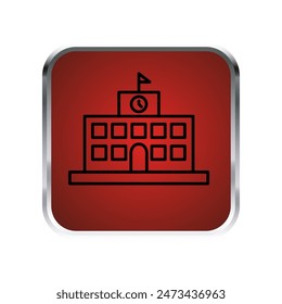 Illustration Vector Graphic of School icon
