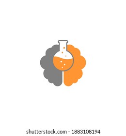 Illustration Vector Graphic of Science Brain. Perfect to use for Technology Company