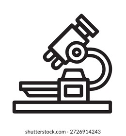 Ilustração vetorial do Science Research Microscope