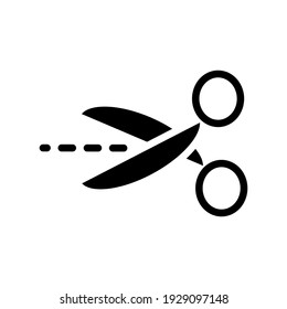 Illustration Vector graphic of scissor icon