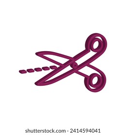 Illustration Vector Graphic of Scissor icon