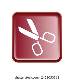 Illustration Vector graphic of scissor icon. Fit for tailor, haircut, barber, salon, dotted line etc