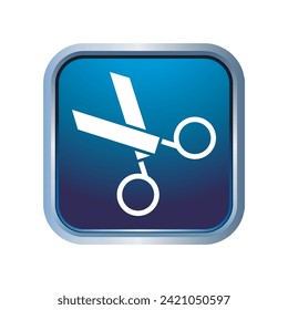 Illustration Vector graphic of scissor icon. Fit for tailor, haircut, barber, salon, dotted line etc